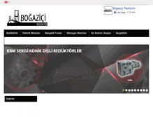 Tablet Screenshot of bogazicireduktor.com